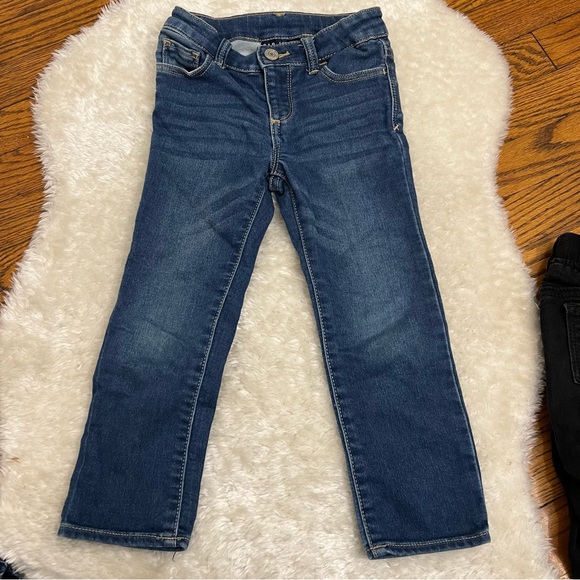 Gap Little Girl Bundle of 3 Skinny Fit, Jeggings Denim Jeans Sz 4 - Picture 6 of 13